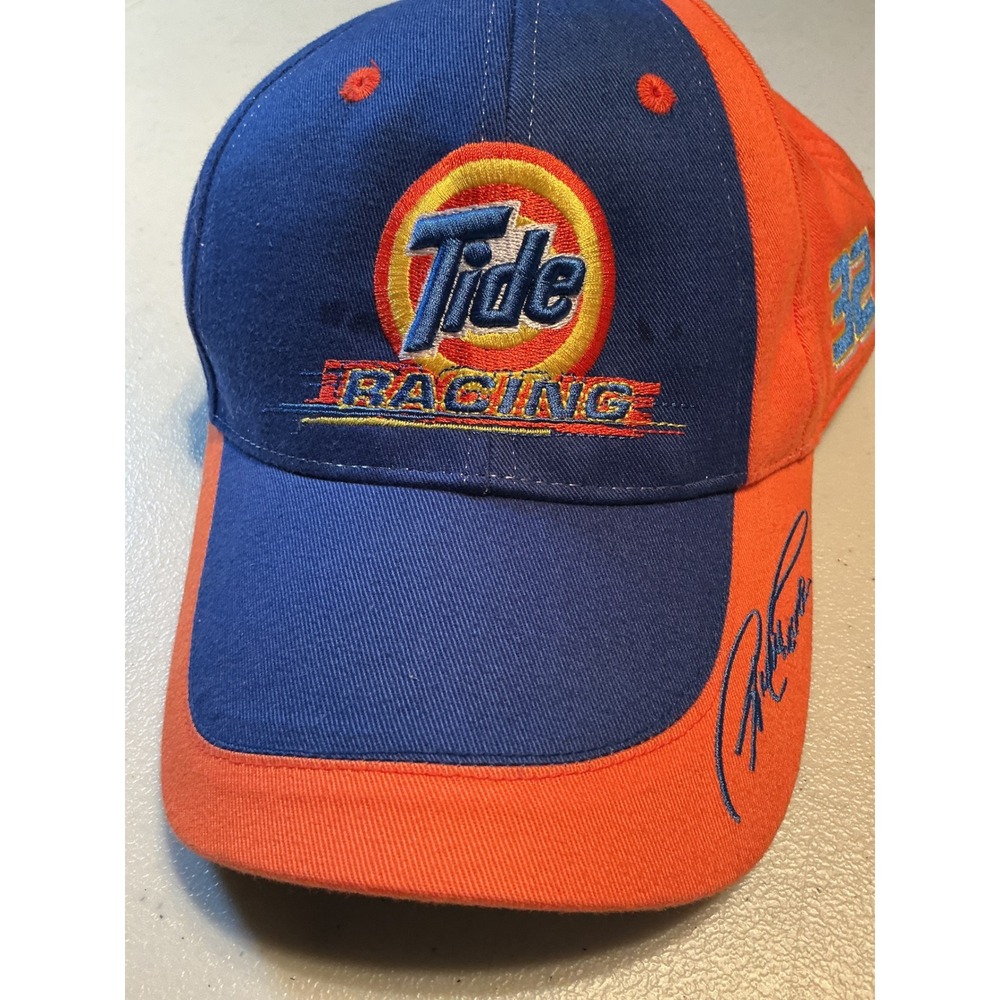 Vintage Tide Racing Ricky Craven 32 NASCAR Hat Stylemaster Blue Orange OSFA